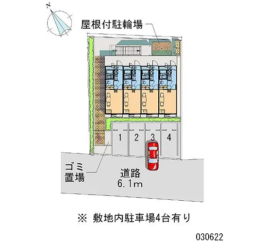 ★手数料０円★八千代市八千代台北１丁目 月極駐車場